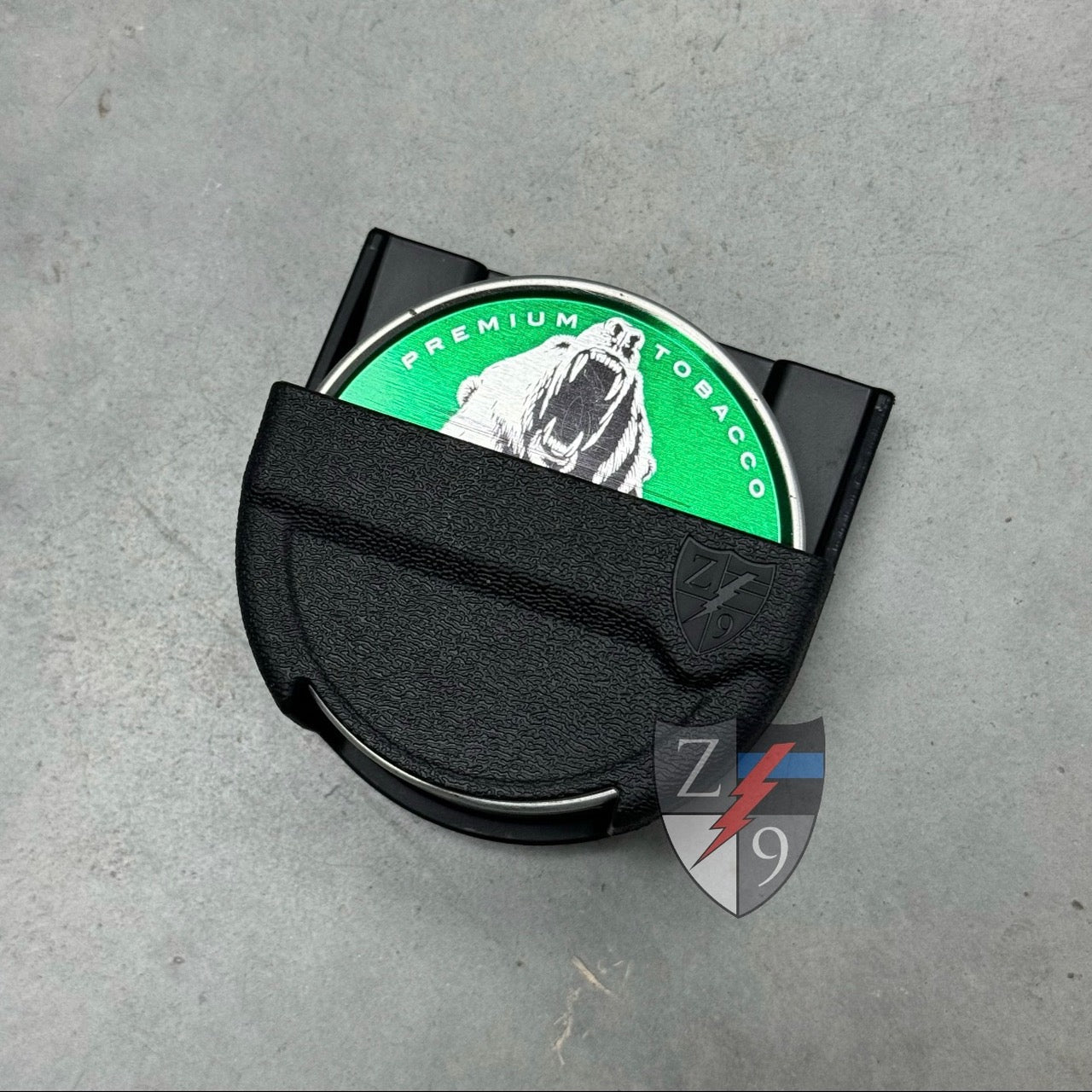 Zero9 Solutions Dip Can Case - Magnet, MOLLE, or Quick Clip - Fits Skoal, Grizzly, Cope